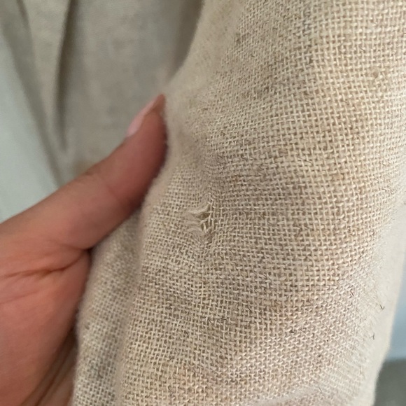 Zara Linen Oversized Blazer - Picture 4 of 4